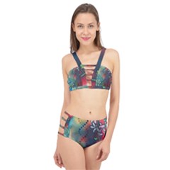 Flower Dna Cage Up Bikini Set by RobLilly