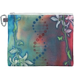 Flower Dna Canvas Cosmetic Bag (xxxl) by RobLilly