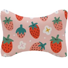 Strawberry Seamless Pattern Seat Head Rest Cushion by BangZart