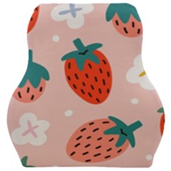 Strawberry Seamless Pattern Car Seat Velour Cushion  by BangZart