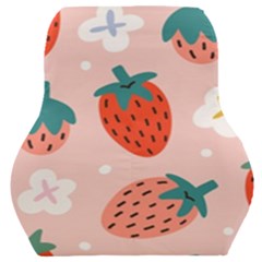 Strawberry Seamless Pattern Car Seat Back Cushion  by BangZart