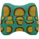 Taco drawing background mexican fast food pattern Velour Head Support Cushion View2