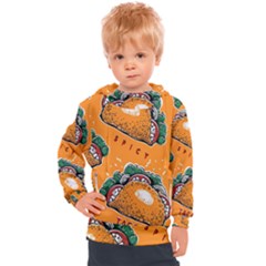 Seamless Pattern With Taco Kids  Hooded Pullover by BangZart