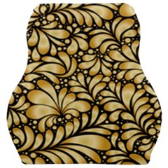 Damask Teardrop Gold Ornament Seamless Pattern Car Seat Velour Cushion  by BangZart