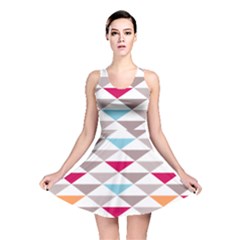 Zappwaits Triangle Reversible Skater Dress by zappwaits