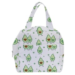 Cute Seamless Pattern With Avocado Lovers Boxy Hand Bag by BangZart