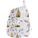 Cute cartoon native american seamless pattern Foldable Lightweight Backpack View4