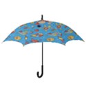 Hand drawn seamless pattern summer time Hook Handle Umbrellas (Small) View3