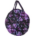 Abstract Intricate Texture Print Giant Round Zipper Tote View1