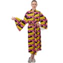 Haha - Nelson Pointing Finger At People - Funny Laugh Maxi Velour Kimono View1