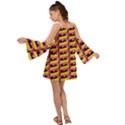 Haha - Nelson Pointing Finger At People - Funny Laugh Kimono Sleeves Boho Dress View2