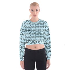 Mountain Bike - Mtb - Hardtail And Dirt Jump Cropped Sweatshirt by DinzDas