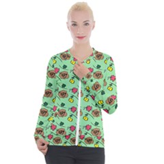 Lady Bug Fart - Nature And Insects Casual Zip Up Jacket by DinzDas