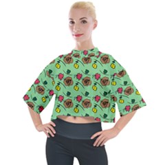 Lady Bug Fart - Nature And Insects Mock Neck Tee