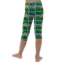 Game Over Karate And Gaming - Pixel Martial Arts Kids  Lightweight Velour Capri Leggings  View4