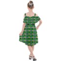 Game Over Karate And Gaming - Pixel Martial Arts Kids  Cut Out Shoulders Chiffon Dress View2