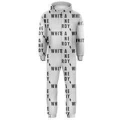 White And Nerdy - Computer Nerds And Geeks Hooded Jumpsuit (men)  by DinzDas