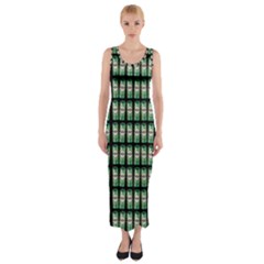 Beverage Cans - Beer Lemonade Drink Fitted Maxi Dress by DinzDas