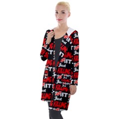 Just Killing It - Silly Toilet Stool Rocket Man Hooded Pocket Cardigan by DinzDas