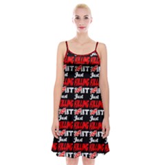 Just Killing It - Silly Toilet Stool Rocket Man Spaghetti Strap Velvet Dress by DinzDas