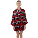 Just Killing It - Silly Toilet Stool Rocket Man Long Sleeve Satin Kimono View1