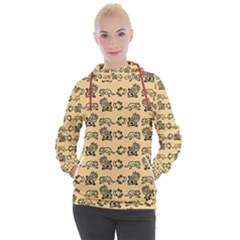 Inka Cultur Animal - Animals And Occult Religion Women s Hooded Pullover by DinzDas