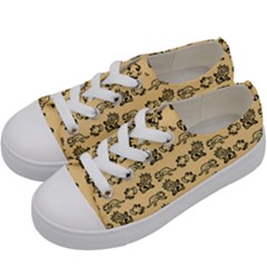 Inka Cultur Animal - Animals And Occult Religion Kids  Low Top Canvas Sneakers by DinzDas