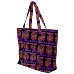 Inka Cultur Animal - Animals And Occult Religion Zip Up Canvas Bag by DinzDas