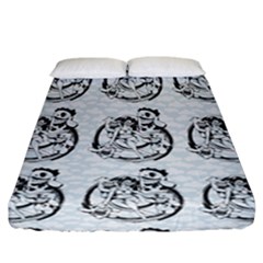 Monster Party - Hot Sexy Monster Demon With Ugly Little Monsters Fitted Sheet (california King Size) by DinzDas