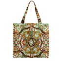 Multicolored Modern Collage Print Zipper Grocery Tote Bag View1