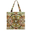 Multicolored Modern Collage Print Zipper Grocery Tote Bag View2