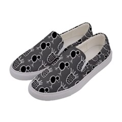 Njhb Vectorized Women s Canvas Slip Ons by CHPALTD