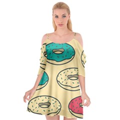 Donuts Cutout Spaghetti Strap Chiffon Dress by Sobalvarro