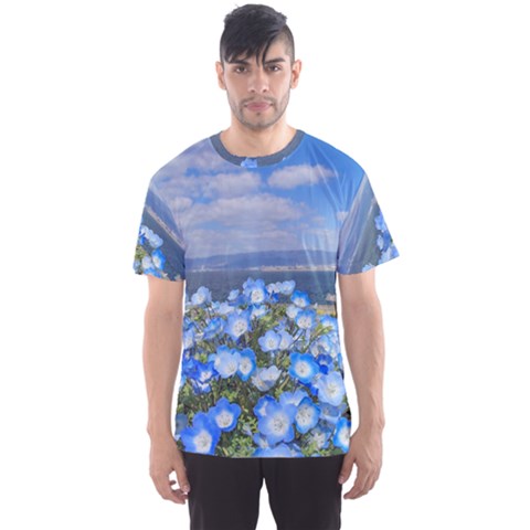 Floral Nature Men s Sport Mesh Tee by Sparkle