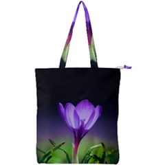 Floral Nature Double Zip Up Tote Bag by Sparkle