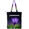 Floral Nature Double Zip Up Tote Bag View2