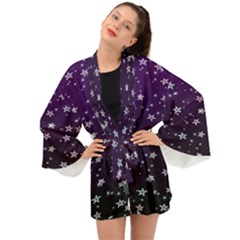 Stars Long Sleeve Kimono by Sparkle