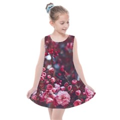 Red Floral Kids  Summer Dress by Sparkle