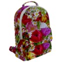 Beautiful Floral Flap Pocket Backpack (Large) View2