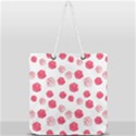 Watercolor hand drawn roses pattern Full Print Rope Handle Tote (Large) View2