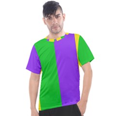 New Orleans Carnival Colors Mardi Gras Men s Sport Top by yoursparklingshop