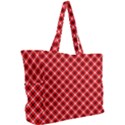 Three color tartan, red grey, black buffalo plaid theme Simple Shoulder Bag View2