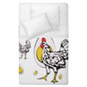 Roseanne Chicken, Retro Chickens Duvet Cover (Single Size) View1
