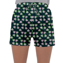 Darla Teal Sleepwear Shorts by snowwhitegirl