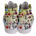 Kawaii Collage Yellow  Ombre Women s Hi-Top Skate Sneakers View4