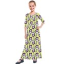 Doctor Pattern Kids  Quarter Sleeve Maxi Dress View1