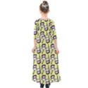 Doctor Pattern Kids  Quarter Sleeve Maxi Dress View2