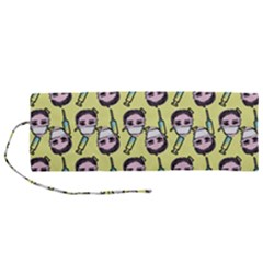 Doctor Pattern Roll Up Canvas Pencil Holder (m) by snowwhitegirl