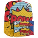 Pow Word Pop Art Style Expression Vector Giant Full Print Backpack View3