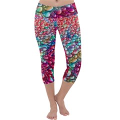 Rainbow Support Group  Capri Yoga Leggings by ScottFreeArt